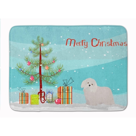 Carolines Treasures Coton De Tulear Christmas Tree Machine Washable Memory Foam Mat CK3448RUG